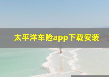 太平洋车险app下载安装