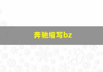 奔驰缩写bz