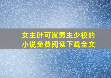 女主叶可岚男主少校的小说免费阅读下载全文