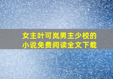 女主叶可岚男主少校的小说免费阅读全文下载