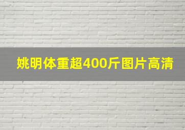 姚明体重超400斤图片高清