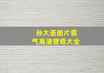 孙大圣图片霸气高清壁纸大全