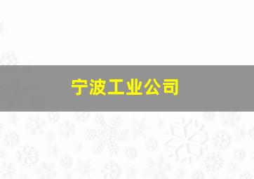 宁波工业公司