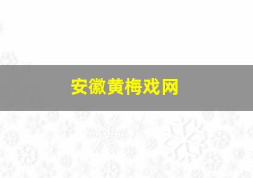 安徽黄梅戏网