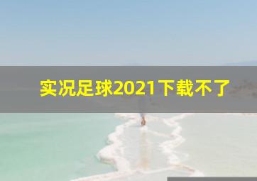 实况足球2021下载不了