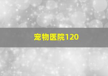 宠物医院120