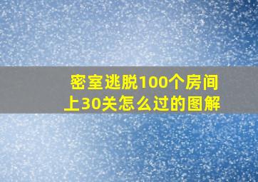 密室逃脱100个房间上30关怎么过的图解