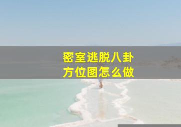 密室逃脱八卦方位图怎么做