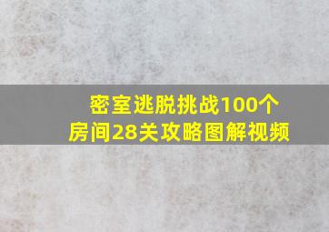 密室逃脱挑战100个房间28关攻略图解视频