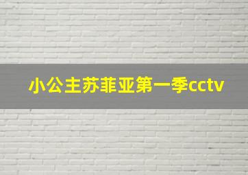 小公主苏菲亚第一季cctv