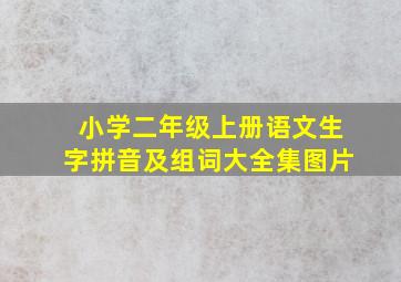 小学二年级上册语文生字拼音及组词大全集图片