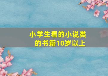 小学生看的小说类的书籍10岁以上