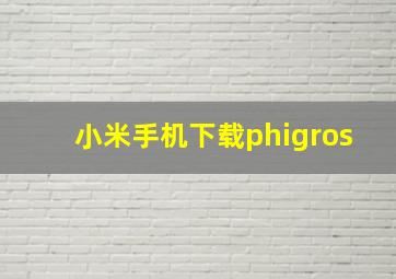 小米手机下载phigros