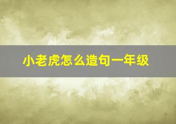 小老虎怎么造句一年级