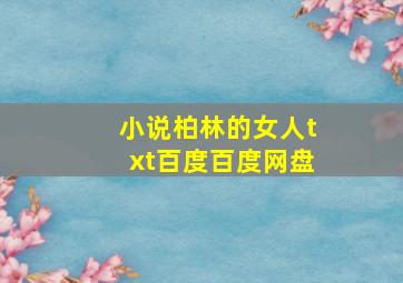 小说柏林的女人txt百度百度网盘