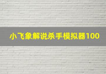 小飞象解说杀手模拟器100