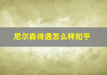 尼尔森待遇怎么样知乎