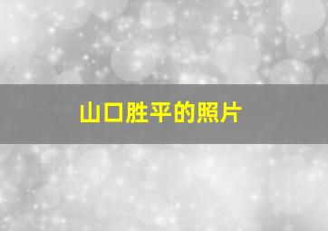 山口胜平的照片