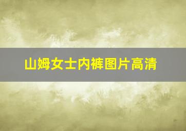 山姆女士内裤图片高清