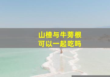 山楂与牛蒡根可以一起吃吗