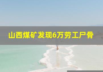 山西煤矿发现6万劳工尸骨