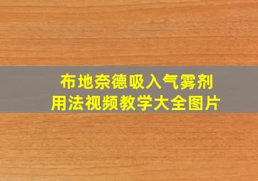 布地奈德吸入气雾剂用法视频教学大全图片