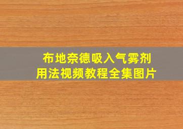 布地奈德吸入气雾剂用法视频教程全集图片