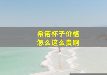 希诺杯子价格怎么这么贵啊