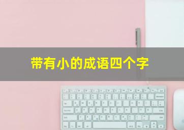 带有小的成语四个字