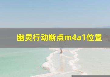 幽灵行动断点m4a1位置