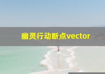 幽灵行动断点vector