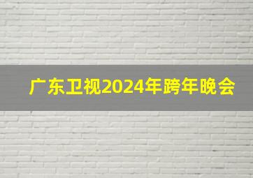 广东卫视2024年跨年晚会