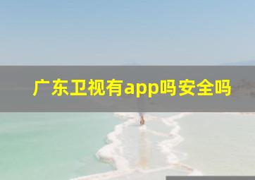 广东卫视有app吗安全吗