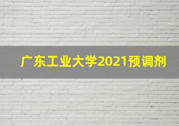 广东工业大学2021预调剂