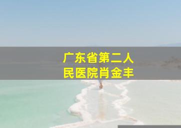 广东省第二人民医院肖金丰