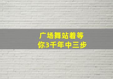 广场舞站着等你3千年中三步