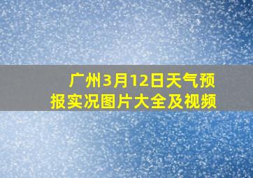 广州3月12日天气预报实况图片大全及视频