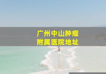 广州中山肿瘤附属医院地址