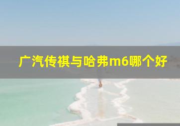 广汽传祺与哈弗m6哪个好