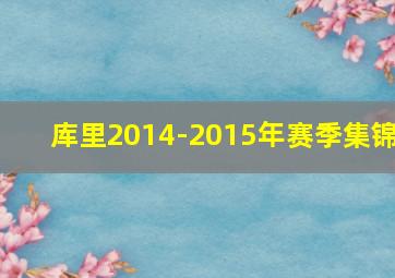 库里2014-2015年赛季集锦