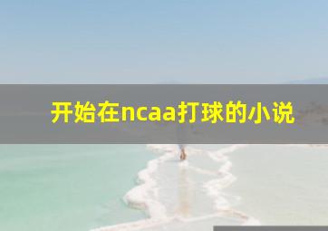 开始在ncaa打球的小说