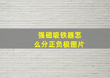 强磁吸铁器怎么分正负极图片