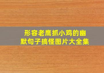 形容老鹰抓小鸡的幽默句子搞怪图片大全集