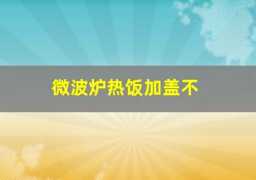 微波炉热饭加盖不