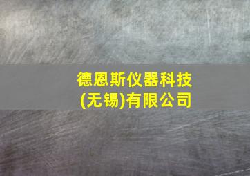 德恩斯仪器科技(无锡)有限公司