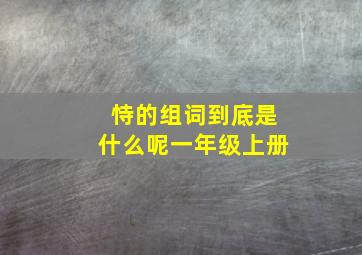 恃的组词到底是什么呢一年级上册