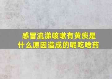 感冒流涕咳嗽有黄痰是什么原因造成的呢吃啥药