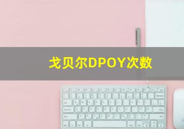 戈贝尔DPOY次数