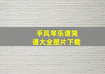 手风琴乐谱简谱大全图片下载