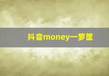 抖音money一箩筐